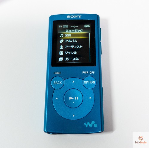 Lecteur mp3 bleu sony walkman - bleu,