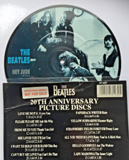 THE BEATLES "HEY JUDE " EMI PROMOTIONAL 'NOT FOR SALE' PICTURE DISC