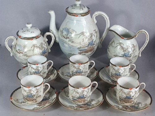 Service café porcelaine