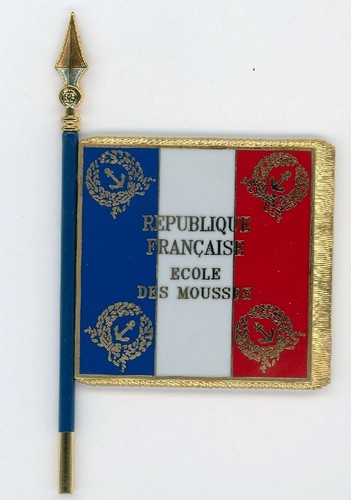 Drapeau émaillé ecole des - émaillé,