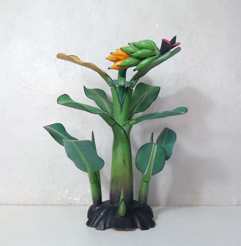 Sculpture bois bananier - sculpture, en