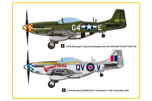51d mustang fighter - p-51d,
