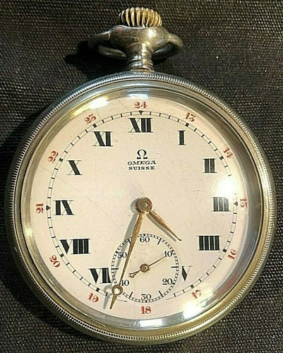 Tres rare montre gousset omega - tres,