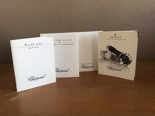 Chopard manuel instructions - chopard,