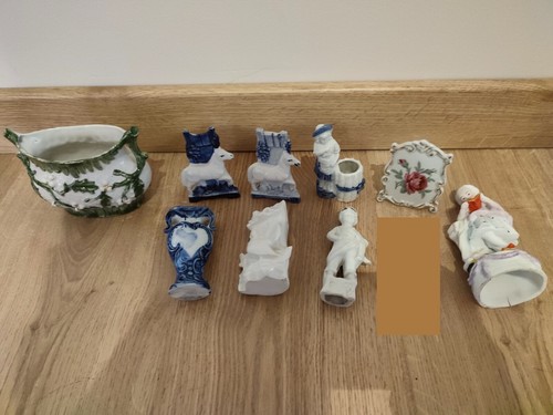 Lot anciens sujets bibelots - lot,