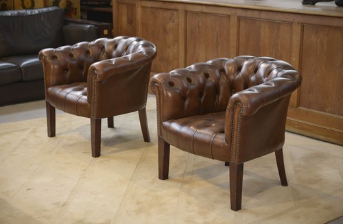 Paire fauteuils club - de,