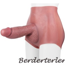 Male Wearable Hollow Large Thick Penis Sleeve Extender Strapon Enlarge Extension