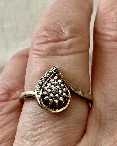 Vermeil diamant véritable - vermeil,diamant,