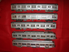JOUEF HO RAME BUDD 5 ELEMENTS 761 E 5498 TRAIN ELECTRIQUE LOCOMOTIVE REMORQUE