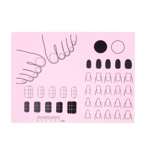 Acrylic nail training mat - training,