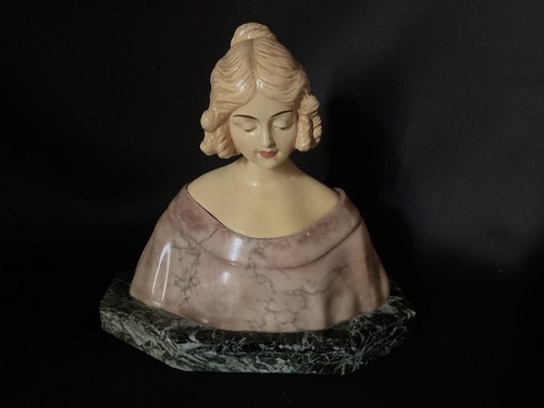 Sculpture art déco marbre - art,