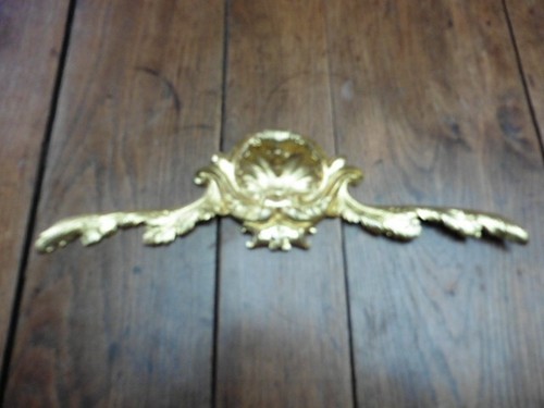Fronton bronze coquille et - en,