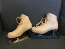 Patin à glace T32 blanc bon état 