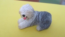 Figurine chien bobtail série - chien,