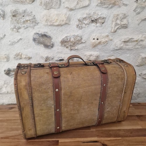 Valise bois decoration - valise,