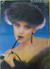 Jeanne Mas, grand poster 42 x29 cms .