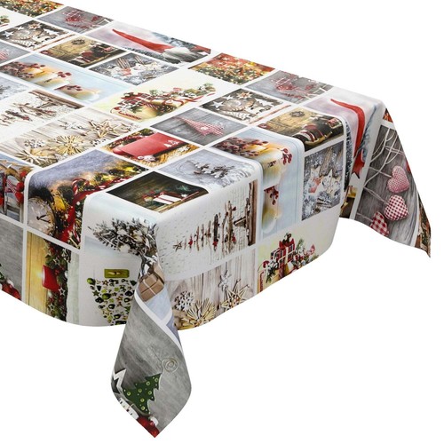 Nappe wachstuch noël - nappe, en