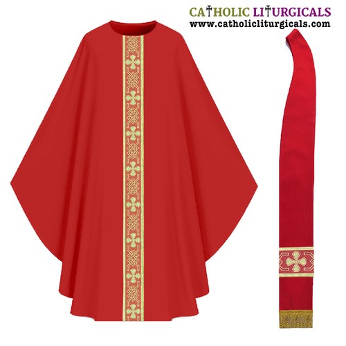 Ensemble chasuble étole - ensemble, et