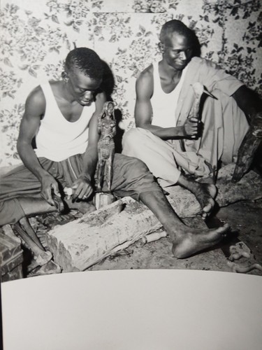 Sénégal 1970 artisan bois - sénégal,