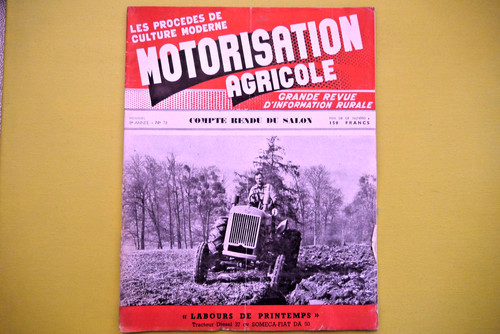 Motorisation agricole 8 ieme - ,,