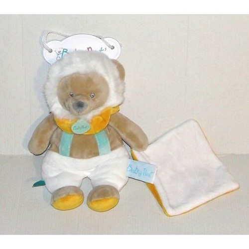 Doudou babynat lion - babynat, jaune