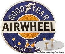 Bon Annee Hubcap Airwheel Médaillon Cloisonné