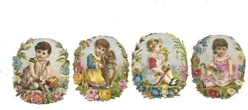 Anciens chromos découpis - anciens,