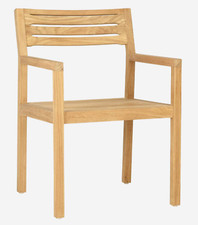 HABITAT - FAUTEUIL DE JARDIN EN TECK - REFERENCE TIEK - NEUF 300€