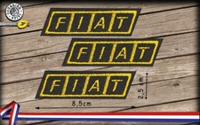 patch écussons fiat lot de 3