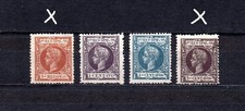 4 timbres Porto Rico 1898 roi Alphonse XIII