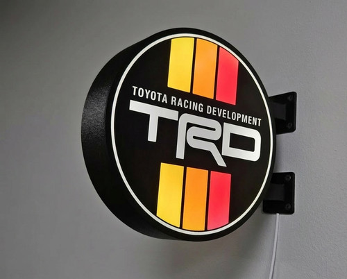 Enseigne lumineuse toyota - enseigne, trd