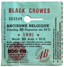 BLACK CROWES billet ticket