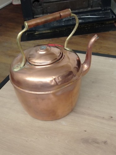 Ancienne bouilloire cuivre - en,