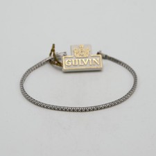 Bracelet de tennis or blanc 18