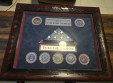 Vitrine Du Prix De Performance 2013 Folds Of Honor, PGA & PATRIOT 24"