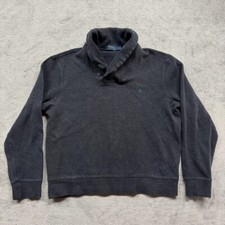 Polo Ralph Lauren Pull Over Sweater Mens Gray Large Outdoor Casual