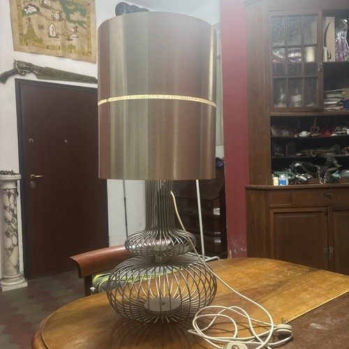 Lampe table acier - lampe, en