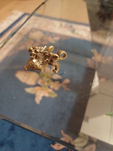 Pendentif bronze chien - chien, de