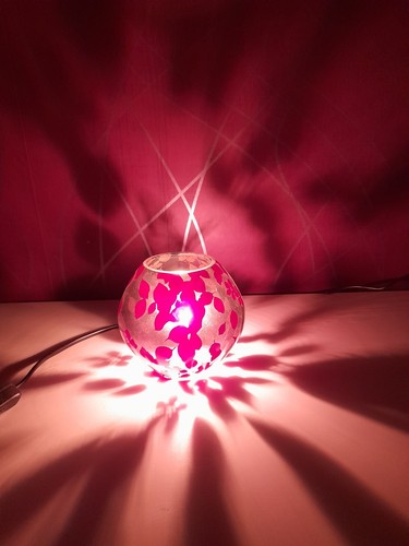 Lampe forme boule - , poser