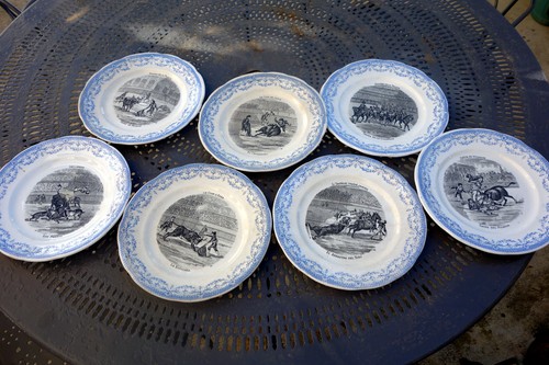 Assiettes corida bord - 7,