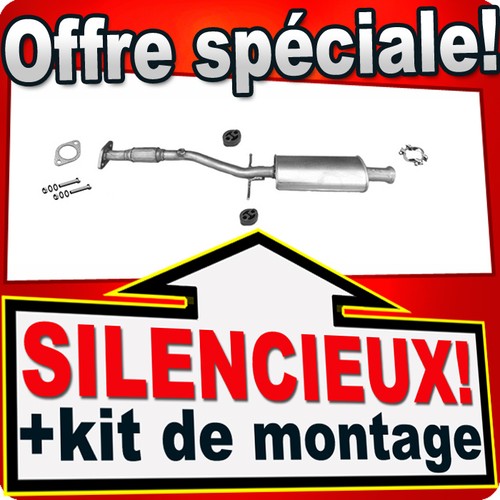 Silencieux intermédiaire pour - intermédiaire,
