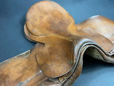 Leather Military Horse Saddle Late 19th Early 20th