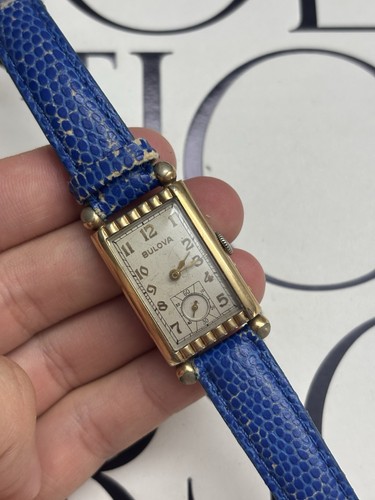 Montre tank art déco bulova - montre,