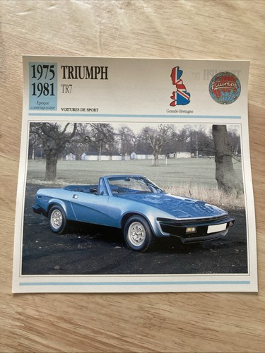 Triumph tr7 1975 1981 carte - 1975,