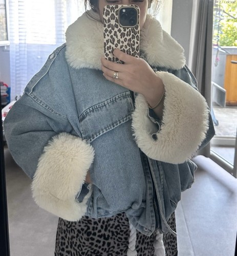 Veste femme jean bleu - en,