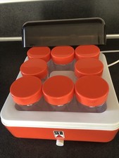 VINTAGE - SEB Yaourtière Automatique avec 8 pots couvercle orange