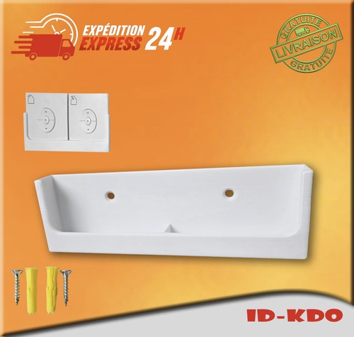Support mural double pour - double,