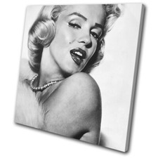 Marylin Monroe Star Iconic Celebrities SINGLE TOILE murale ART Photo Print