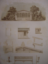 Lithographie Belvédère