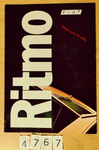 Fiat ritmo 75 brochure - fiat,